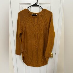 LCW Casual Mustard Yellow Knit Sweater